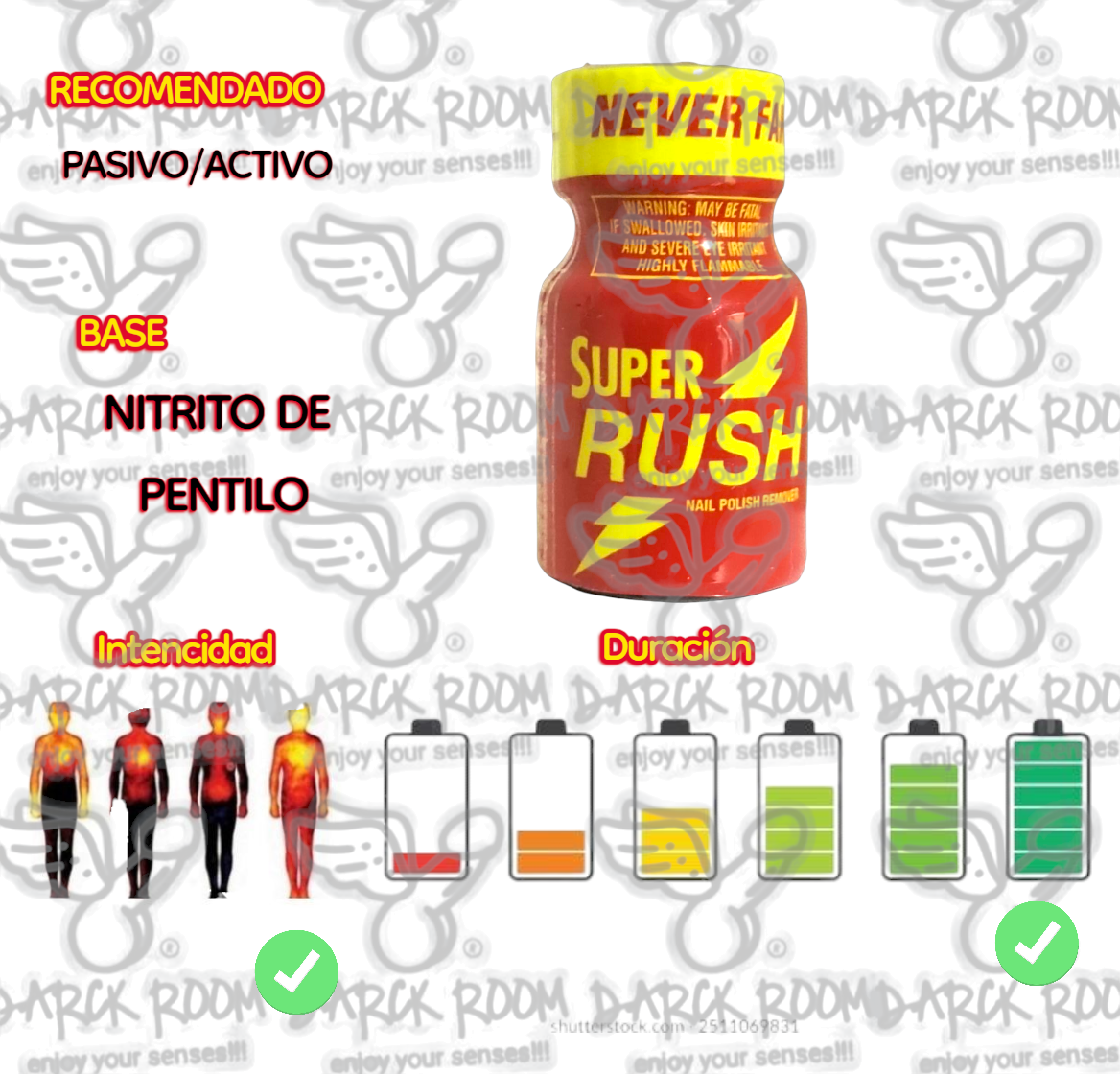 SUPER RUSH RED 10 ml.