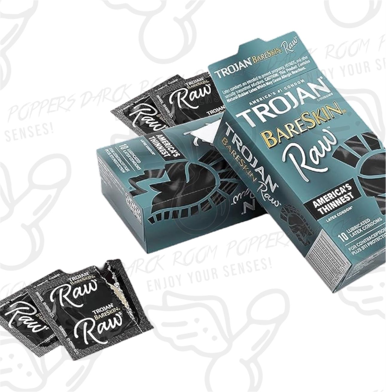TROJAN BARE SKIN RAW
